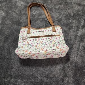 MultiSac purse spring flowers 3 compartment handbag New no tags E